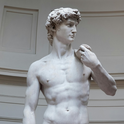 David de Michelangelo en la Galleria dell'Accademia, Florencia